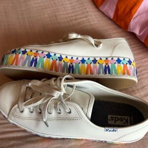 Keds Platform Sneakers with adorable Multicolor Design